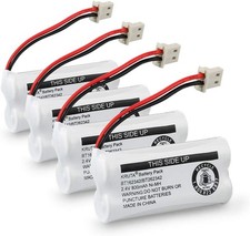  Pack of 4 BT262342 Cordless Phone Batteries Compatible with BT183342 BT283342
