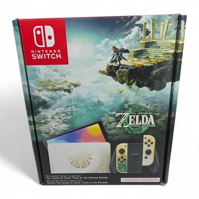 Nintendo Switch Konsole Zelda Edition Box - NUR LEERVERPACKUNG 