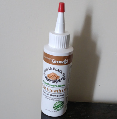 Nature's Grow(d) Quinoa & Black Seed Hair Growth Oil 4 fl oz Organic