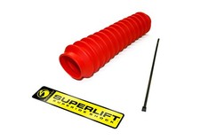 RealTruck SUPERLIFT SUSPENSION Red Shock Boot 86030 Universal