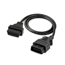 OBD2 OBD II 16Pin Male to Female Diagnostic Extension Convert Cable Adapter