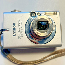 Canon PowerShot S500 Digital ELPH - Works - intermittent screen issues - Parts