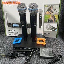 Beta58A GLXD4 Digital Dual Wireless Mic System - 2 Handhelds for Shure New