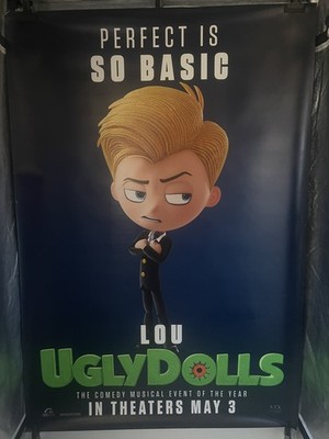 Ugly Dolls Lou Nick Jonas Character Bus Shelter 4x6   Movie Poster