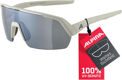 ALPINA TURBO HR - Wasserabweisende Und Beschlagfreie Sport- & Fahrradbrille Mit 