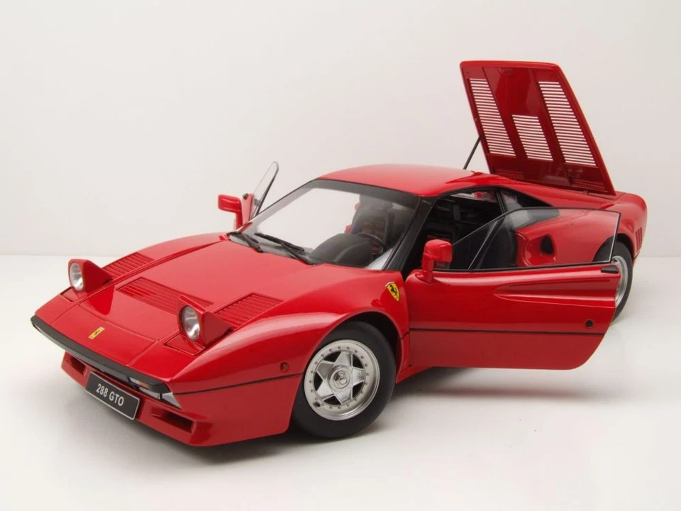 Ferrari 288 Gto 1984 Rosso Modellino Auto 1:12 KK Scale - Immagine 4 di 4