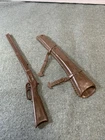 Marx Vintage Johnny West Brown Rifle And Scabbard For The 12” Figures Used