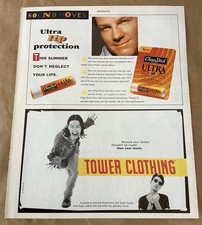 Tower Records fashion print ad 1995 orig vintage retro 1990s music promo art