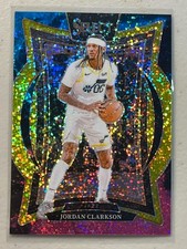 Jordan Clarkson 2024-25 Panini Select Cosmic Prizm Parallel Concourse #19 Jazz