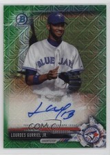 2017 Bowman Green Refractor 92/99 Lourdes Gurriel Jr #BMA-LGJ Auto 01oa
