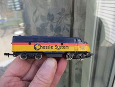 Bachmann Chessie System C&O Diesel Locomotive 7071 N Scale Runs Missing 1 horn