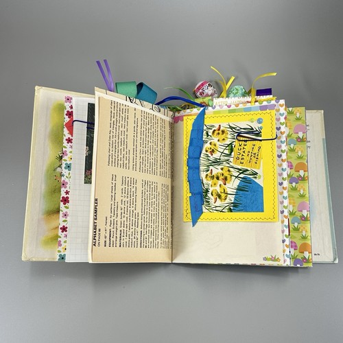 Rand McNally Elf Book Amos Learns to Talk 1958 Junk Journal Handmade Vintage Eph - Picture 9 of 21