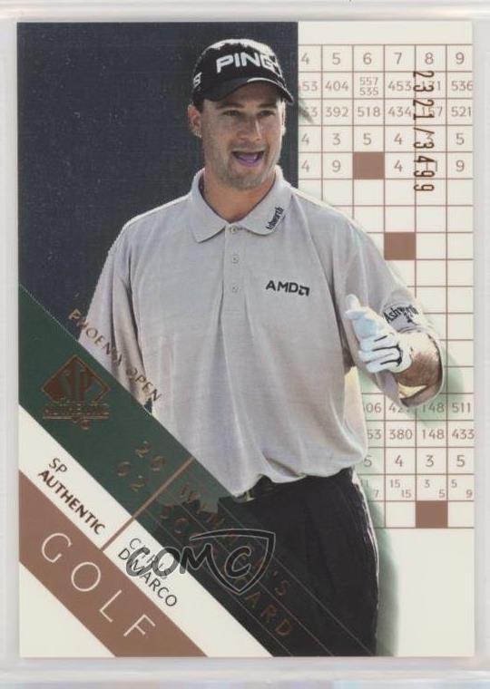 2003 SP Authentic Winner's Scorecard 2321/3499 Chris DiMarco #63 c7w