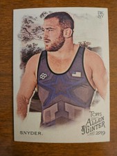 2019 Topps Allen&Ginter Kyle Snyder Card#158