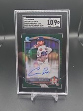 2025 Bowman Chrome Prospect Green Reptilian Refractor /99 Cam Smith Auto