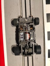 HO slot car, Tyco fast, 16.2 mph, 440x2 narrow chassis, new rear tires -38