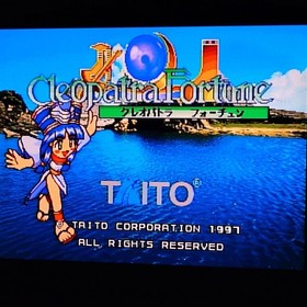 Cleopatra Fortune Sega Saturn With Obi Postcard NTSC-J Japan Tested Working