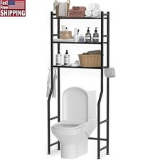 Over Toilet Storage Rack 3 Tier Organizer Bathroom Shelf Space Saver Heavy Duty
