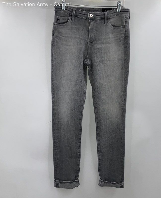 AG Adriano Goldschmied Womens Gray 5-Pocket Design Denim Skinny Jeans Size 28R