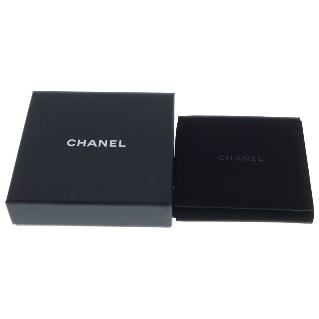 CHANEL Coco Mark Heart Bag Charm Keychain GP Rhinestone X Faux Pearl Gold Used f thumbnail 6