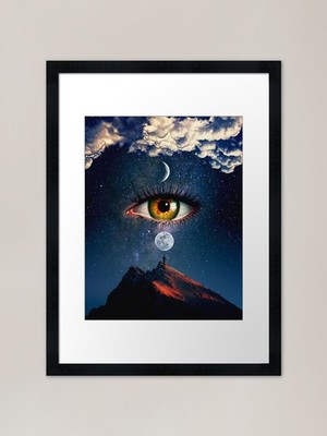 Elemente gerahmter Kunstdruck gerahmtes Wandbild Poster Leinwanddruck Bild