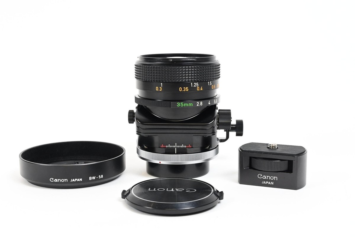 Canon TS 35mm f2.8 Tilt Shift S.S.C. FD BL Lens SSC #192 | eBay