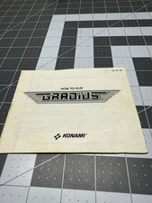 Folleto manual de instrucciones Gradius Nintendo NES SOLAMENTE