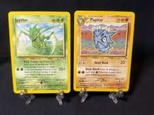 Nintendo Pokemon TCG Neo Discovery 2-Card Lot Pupitar Scyther