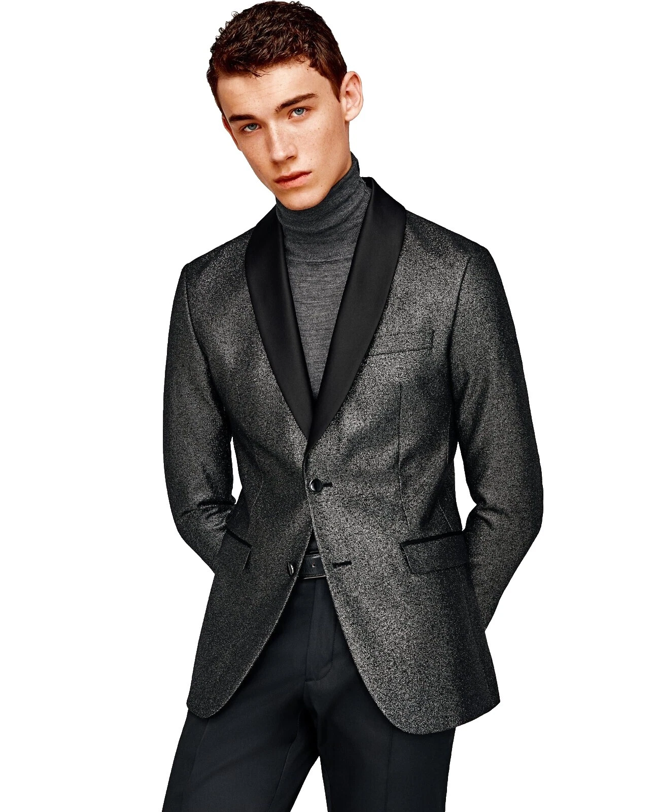 Ropa, zapatos y accesorios plateados para hombre