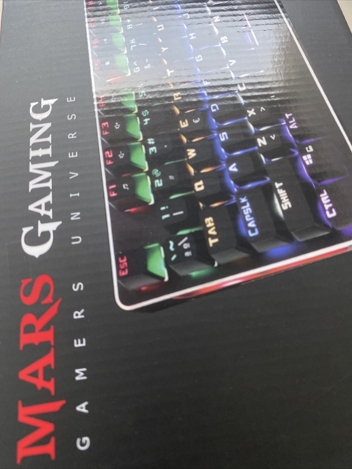 Mars Gaming MK4 Mechanical Keyboard RGB Layout Italiano Switch Brown