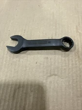 Proto Combination Wrench J1222ESB, 11/16”, 12-point Box End, Stubby, Black Oxide