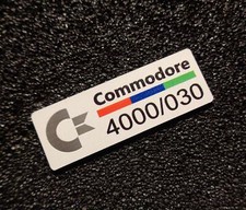 Commodore Amiga 4000/030 Color Label / Logo / Sticker / Badge 42 x 15 mm 271f