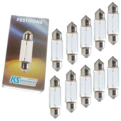 30x KS Equipment Soffitte 24V 5W 11x35 mm C5W Glühlampe Glühbirne LKW Bus K4510w