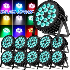270W 18LED PAR Light RGBW Stage Bar Wash Lighting DMX DJ Disco Party Show Light