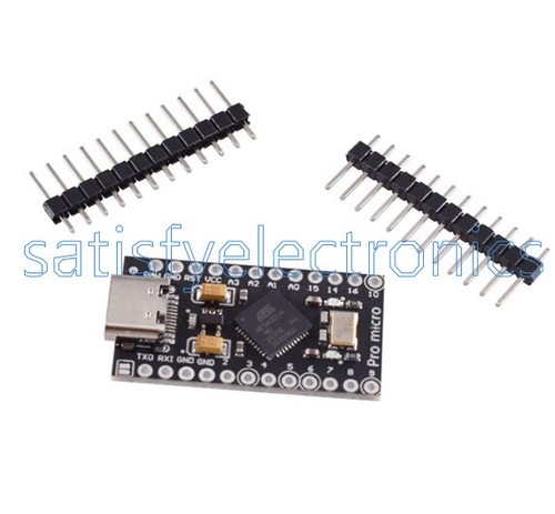 ATmega32U4 Pro Micro Controller Board for Arduino Pro Micro Type-C USB ...