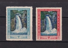 Dominican Republic   C64-5 MNH, Waterfalls, 1947