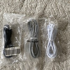 3 Telephone Line Cord Cables DSL Modem Fax Phone to Wall - Black, White  Gray