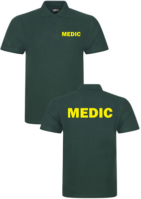 MEDIZIN POLOSHIRT ARBEITSKLEIDUNG MEDIZINISCHE ERSTE HILFE GESUNDHEITSVERSORGUNG KRANKENHAUS TOP UNISEX