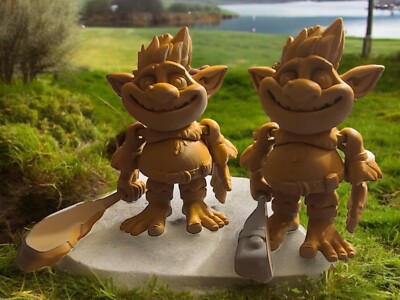3d print, Troll, Goblin, Ogre,  Sprite, fiend, specter, ghoul, club, child toy