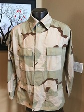 Vintage 1990s Combat Jacket Army Large Long Desert Camo US Military Desert Storm