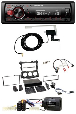 Pioneer 1DIN MP3 DAB USB Steering Wheel Car Stereo for Nissan 370Z 09-13 Roadster Blueto
