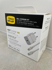 OtterBox EU Wall Charger Adapter & MFI-Certified Lightning to USB-C Cable Lead