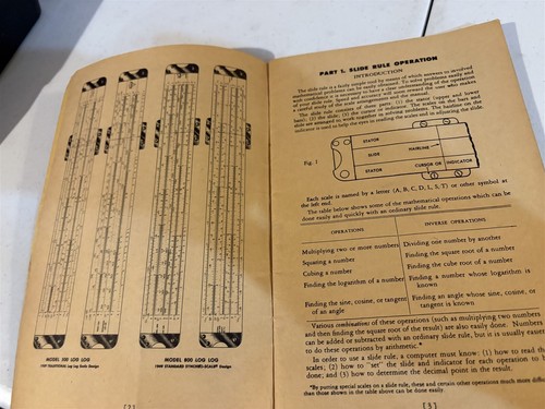 1953 sc, How to Use Pickett Log Log Slide Rules, Hartung - Picture 3 of 8
