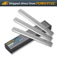POWERTEC 6 Inch Jointer Blades for Delta 37-190 37-195, Jet JJ-6CS Jointer, 3PK
