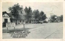 Roadside Postcard Yeary's Cottages, Cafe & Gas Station, Corbin, Kentucky #4