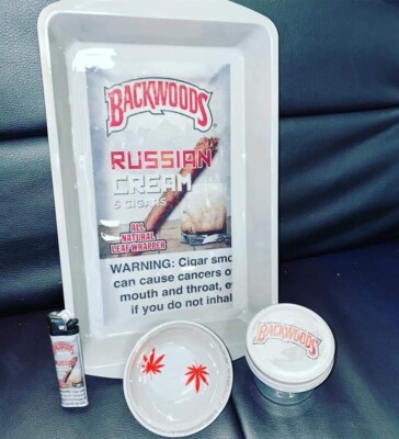 Backwoods Russian Cream Trey Set 4pc