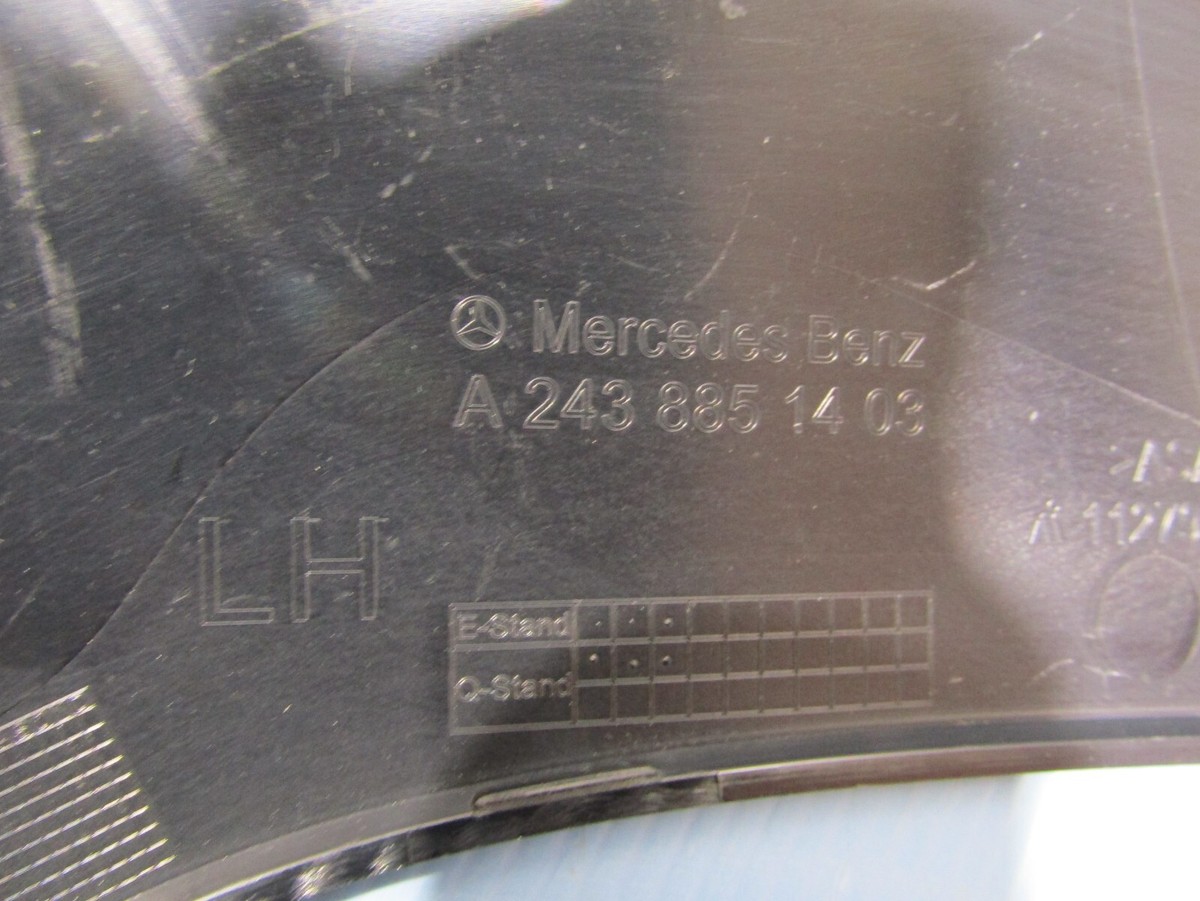 2021 Mercedes EQA H243 Front Left Side Spoiler Genuine A2438851403 