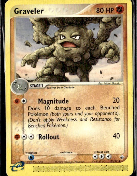 2003 EX Dragon Graveler 30/97