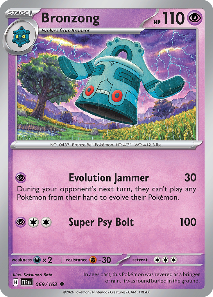 Bronzong 69/162 Uncommon | Temporal Forces | Pokemon Card | eBay