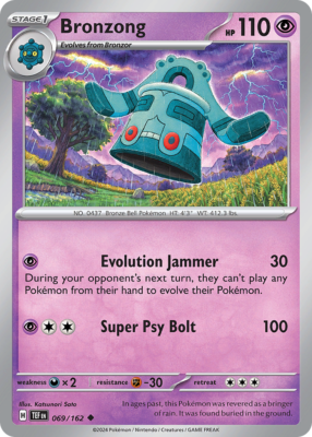 Bronzong 69/162 Uncommon | Temporal Forces | Pokemon Card | eBay